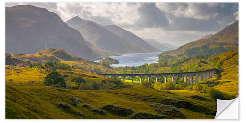 Selvklebende plakat Glenfinnan Railway Viaduct