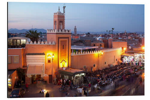 Cuadro de aluminio Jemaa El Fna, Marrakesh