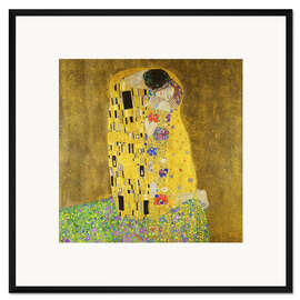 Gerahmter Kunstdruck Der Kuss