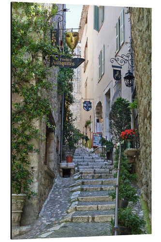 Stampa su alluminio Alley in Saint-Paul-de-Vence