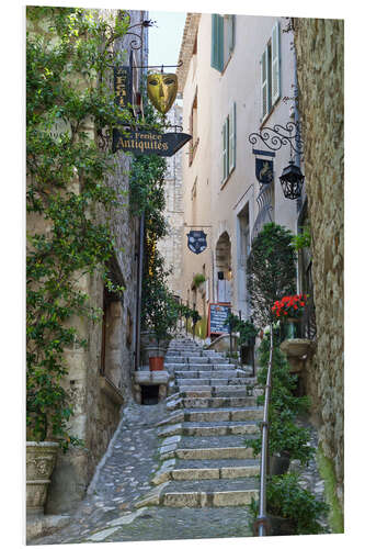 PVC-tavla Alley in Saint-Paul-de-Vence