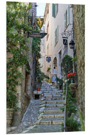 Tableau en PVC Ruelle à Saint-Paul-de-Vence