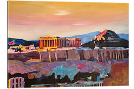 Gallery print Athens Greece Acropolis At Sunset