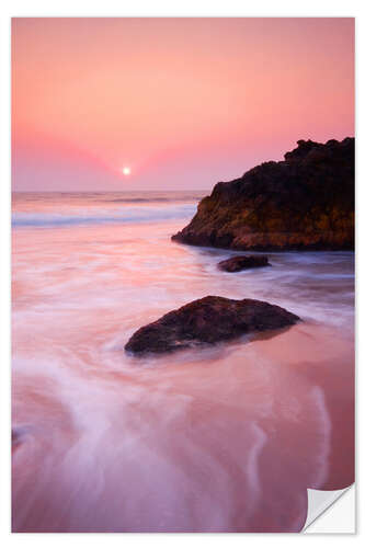 Selvklebende plakat Arambol Beach, Goa, India, Asia