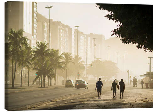 Leinwandbild Copacabana am Morgen