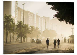 Tableau en plexi-alu Copacabana au crépuscule