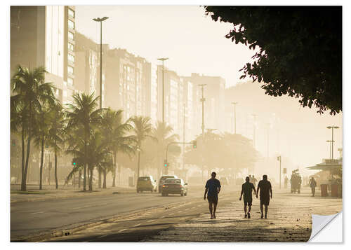 Vinilo para la pared Copacabana at dawn