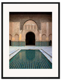 Gerahmter Kunstdruck Ben Youssef Medersa