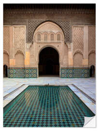 Selvklebende plakat Ben Youssef Medersa