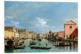 Tableau en PVC Venise, le grand canal surplombant la Santa Croce