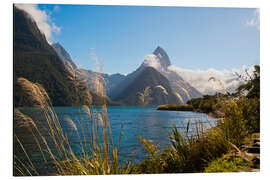 Tableau en aluminium Mitre Peak, Milford Sound