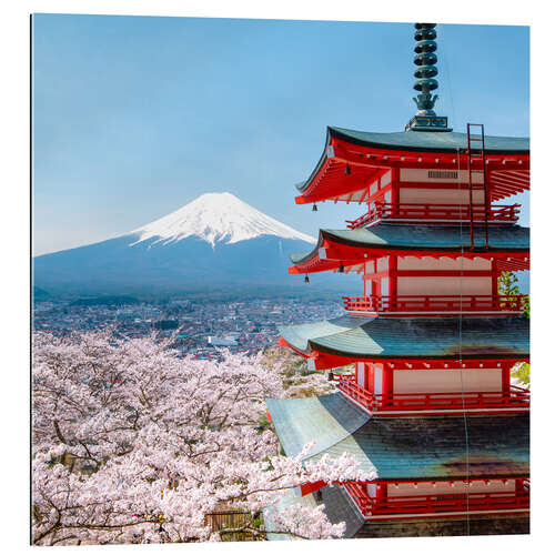 Gallery Print Chureito Pagoda in Yamanashi Japan