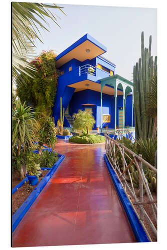 Aluminium print Majorelle Gardens, Marrakesh