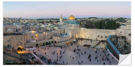 Wall sticker Jerusalem with Wailing Wall 