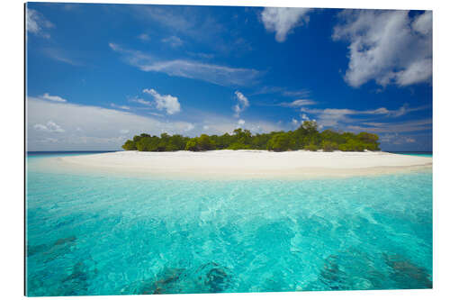 Gallery print Uninhabited island, Maldives