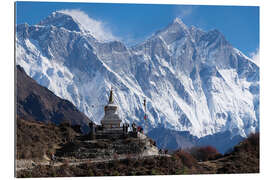 Gallery Print Tenzing Norgye Stupa &amp; Mount Everest