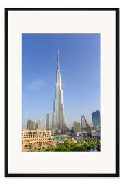 Gerahmter Kunstdruck Burj Khalifa