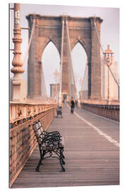 Gallery print Bank on the Brooklyn Bridge