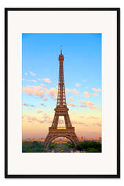 Gerahmter Kunstdruck Eiffelturm