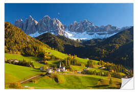 Muursticker St. Magdalena, Val di Funes