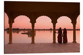 Aluminiumsbilde Indian Women, Jaisalmer