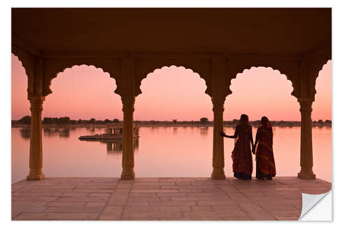 Wall sticker Indian Women, Jaisalmer