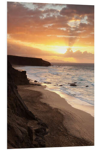 Foam board print Playa del Viejo Rey & Jandia Peninsula