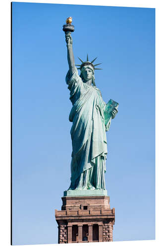 Tableau en aluminium Statue de la Liberté à New York