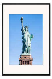 Gerahmter Kunstdruck Freiheitsstatue in New York USA