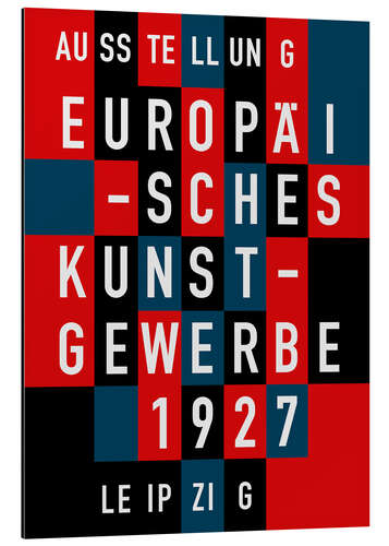 Stampa su alluminio Europäisches Kunstgewerbe Leipzig, 1927