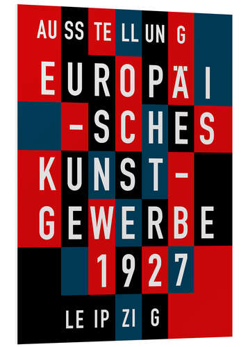 Foam board print Europäisches Kunstgewerbe Leipzig, 1927