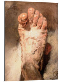 Magnettafel Fuss des Künstlers