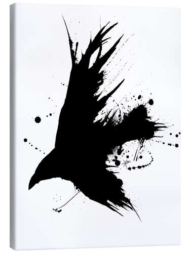 Canvas print Rabe  Ink Black