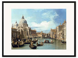 Framed art print Entrance to the Canal Venice