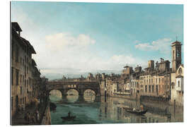 Gallery print The Arno with the Ponte Vecchio