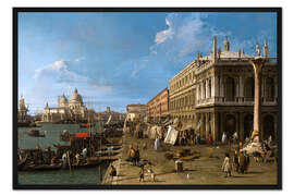 Gerahmter Kunstdruck Die Mole mit der Bibliothek