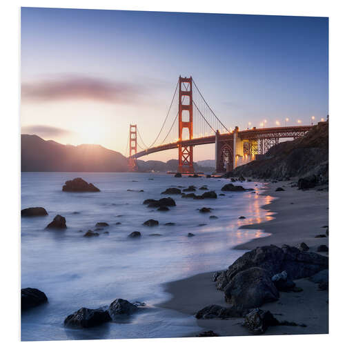 PVC-taulu San Francisco Golden Gate Bridge