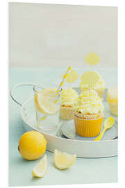 Foam board print Lemon Cupcakes