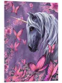 Akrylglastavla The Butterfly Unicorn