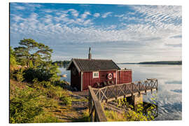 Magnettafel Schärengarten an der schwedischen Küste vor Stockholm