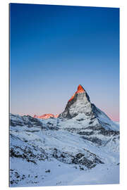 Gallery Print Matterhorn bei Sonnenaufgang. Gornergrat, Riffelberg, Schweiz