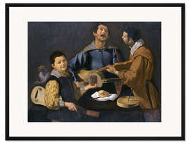 Gerahmter Kunstdruck Drei Musiker