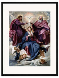 Gerahmter Kunstdruck Marienkrönung