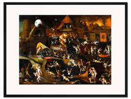 Gerahmter Kunstdruck Die Qualen der Hölle