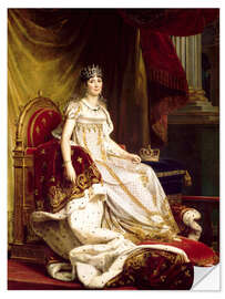 Selvklæbende plakat Joséphine in coronation costume