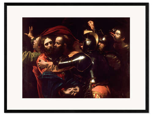 Kunsttryk i ramme The Taking of Christ