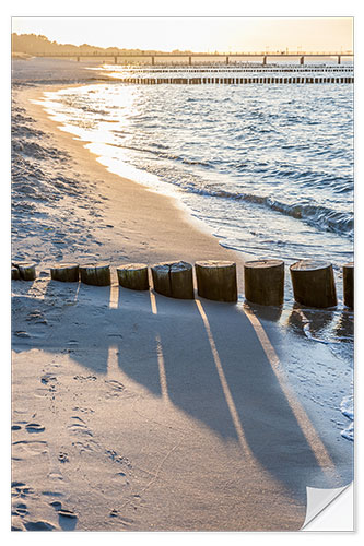 Autocolante decorativo Sunset on the Baltic Sea