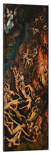 Aluminium print The Last Judgement, right panel