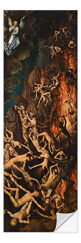 Selvklæbende plakat The Last Judgement, right panel