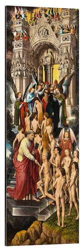 Aluminium print The Last Judgement (left panel)